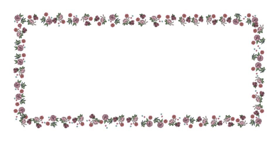 Flower Colorful Fun Frame