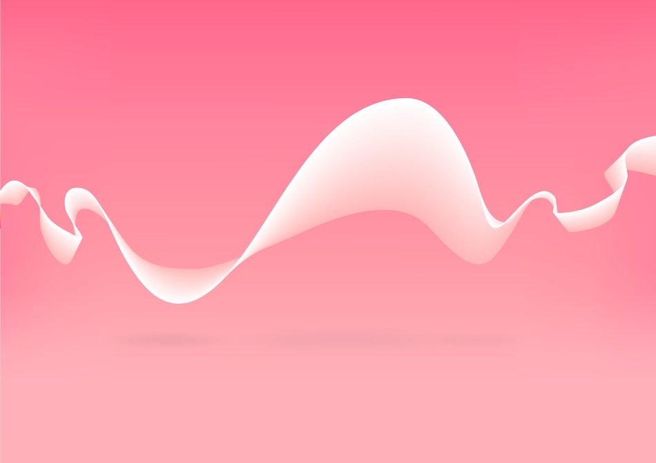 pink background with curving tape