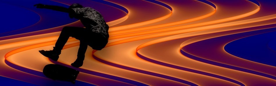 Banner Header Skater Background