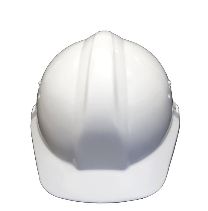 Helmet White Employee Headset