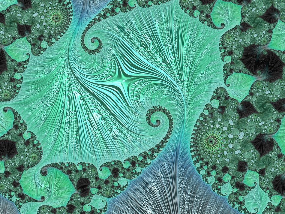 Fractal Artwork Fan Shape Art
