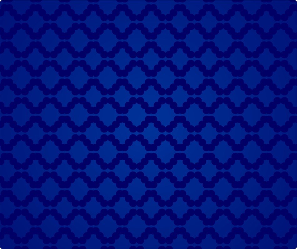 indigo background with geometric pattern
