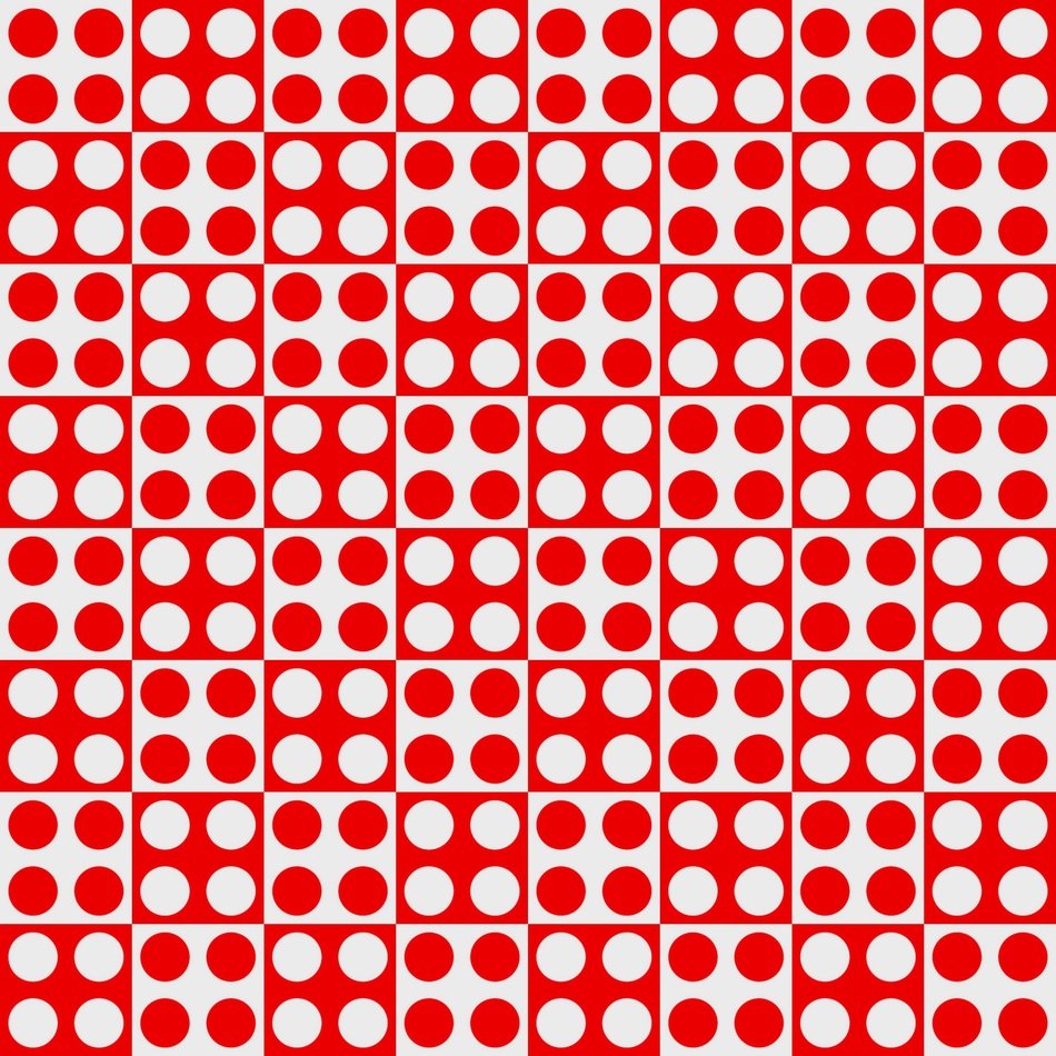 background with colored squares and dots