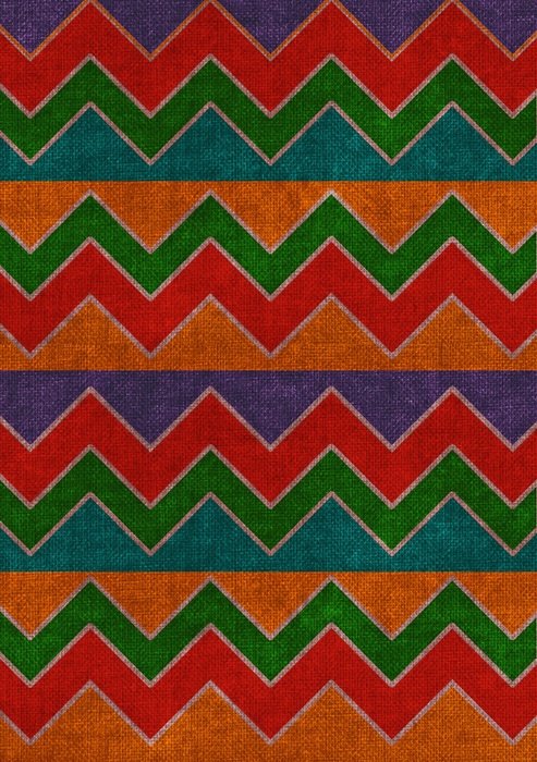 Chevron Burlap Fabric Background
