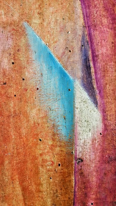 abstract coloring of a wall