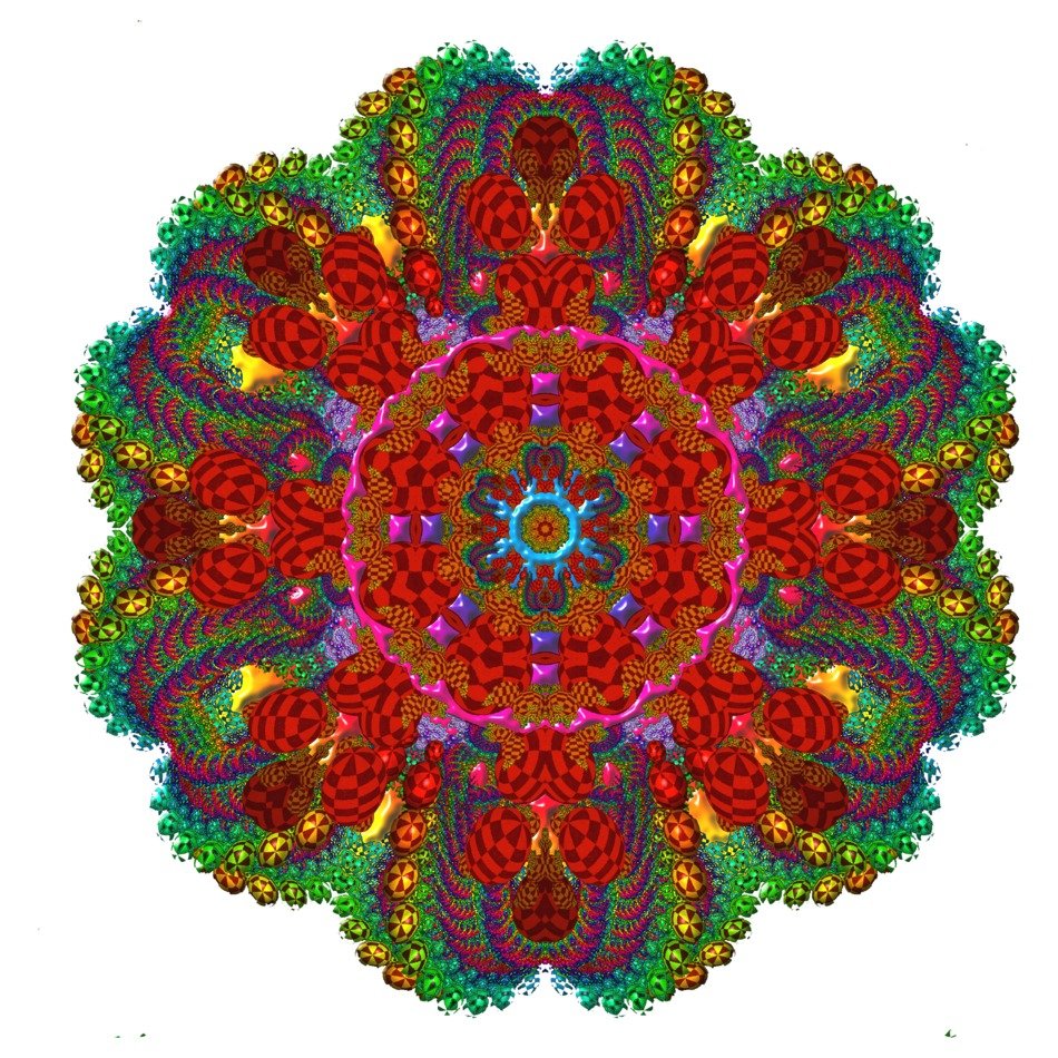 Mandala Fractal Graphic Design
