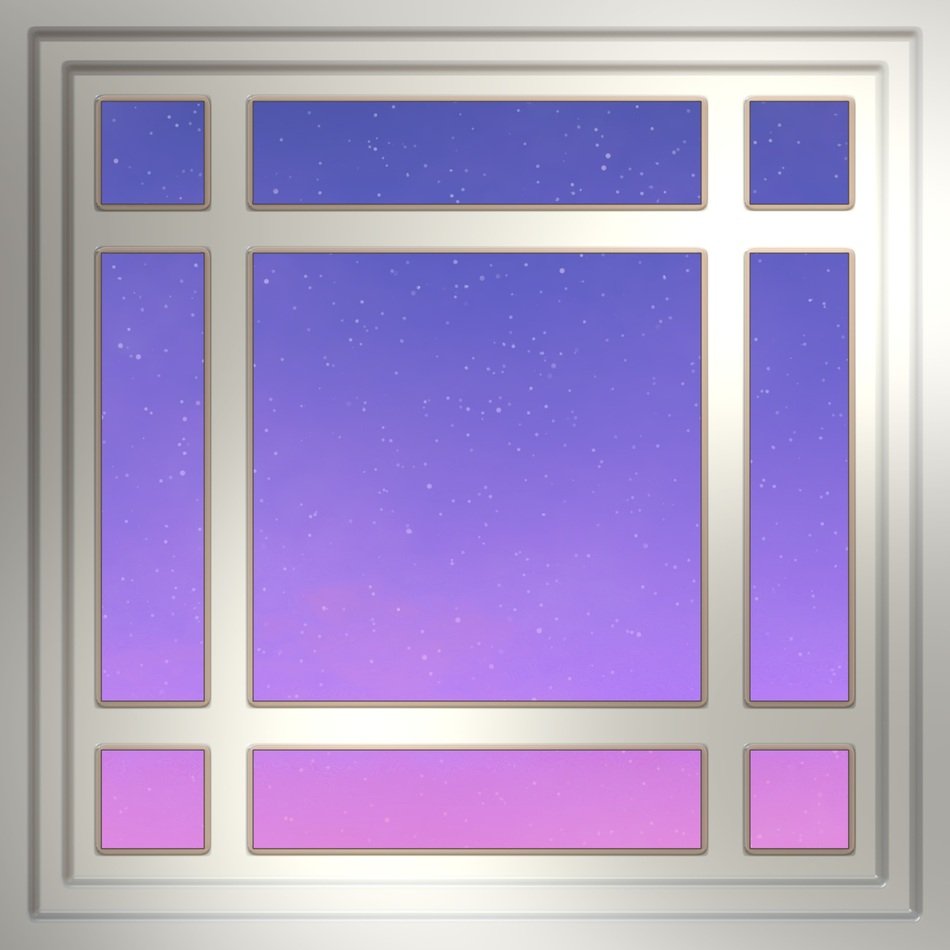 Window Frame Night Night Time