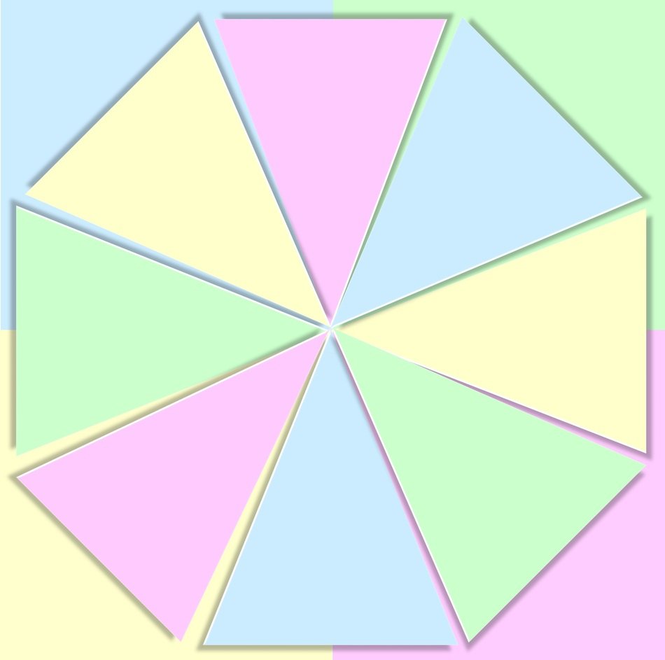 Color 3D Wheel Pastels Baby