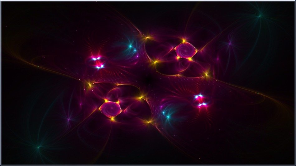 Fractal Purple Violet Black