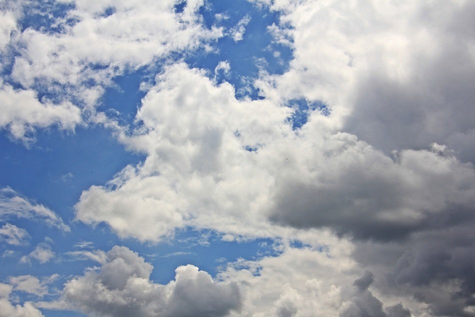 Clouds Sky Blue Covered Sky