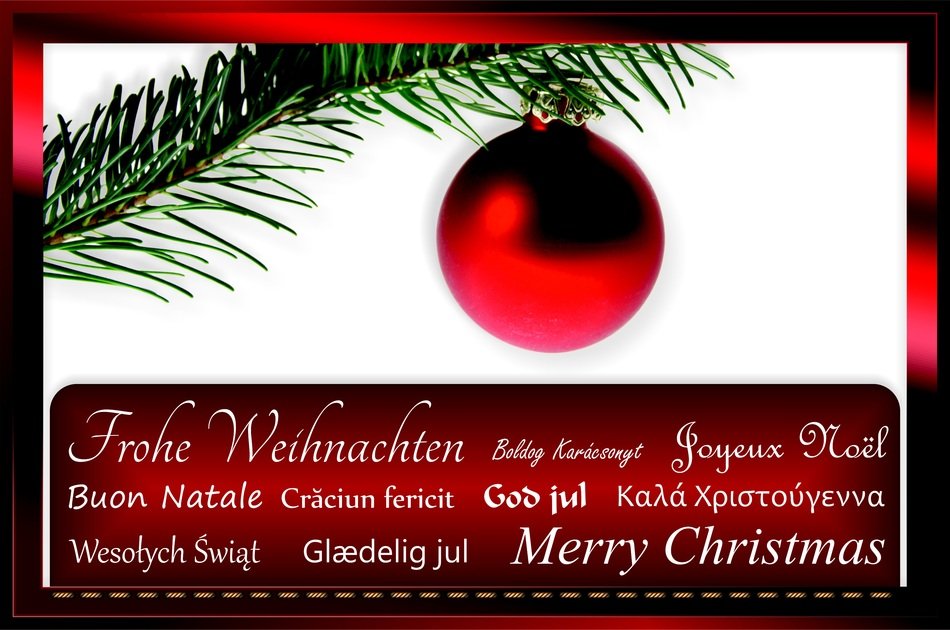 Christmas Map Greeting Card