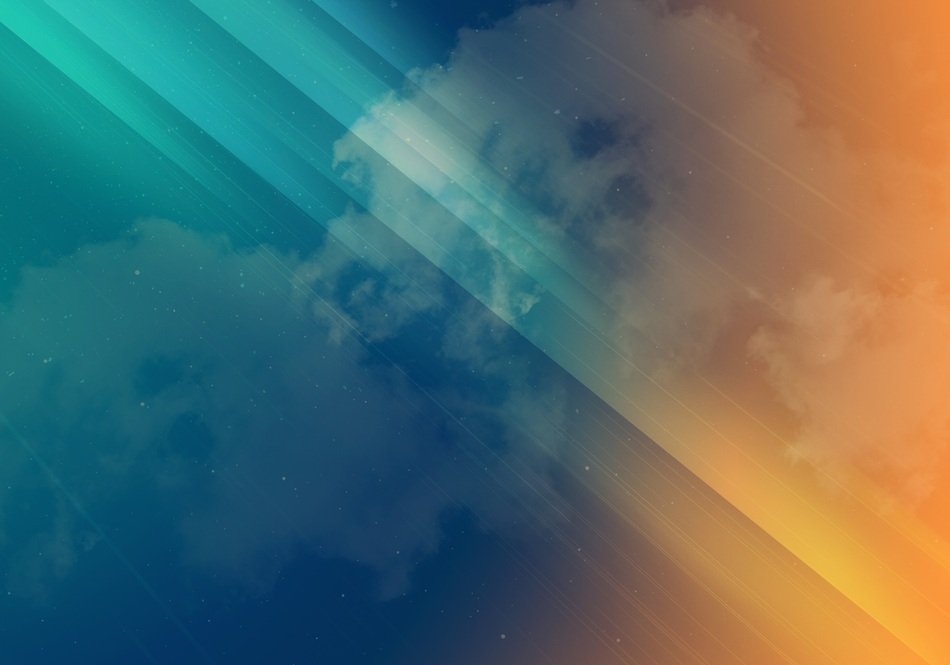 Background Orange Blue Green