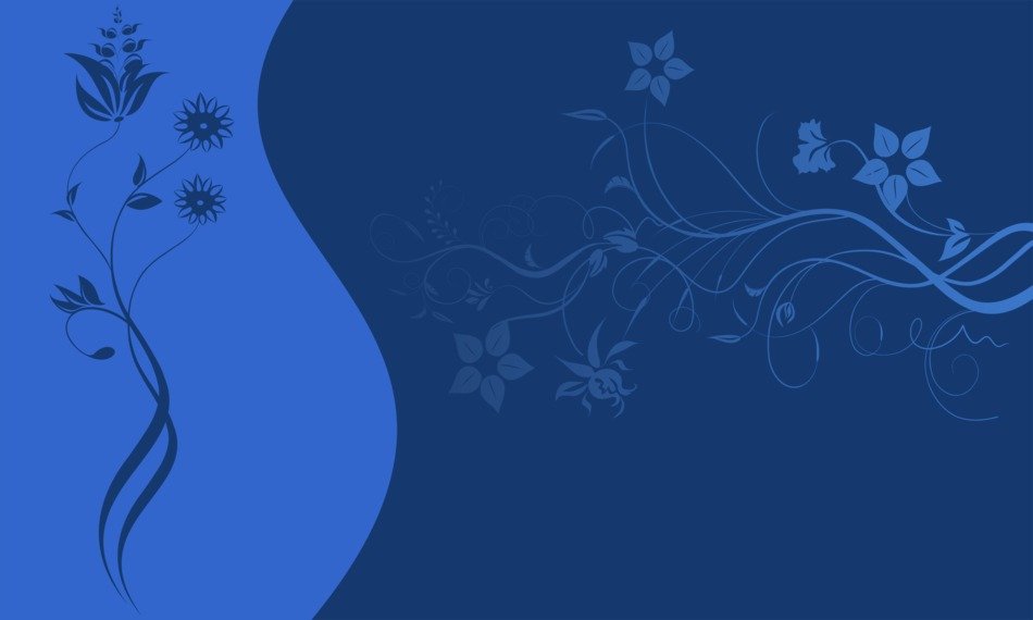 Wallpaper Blue Decorative