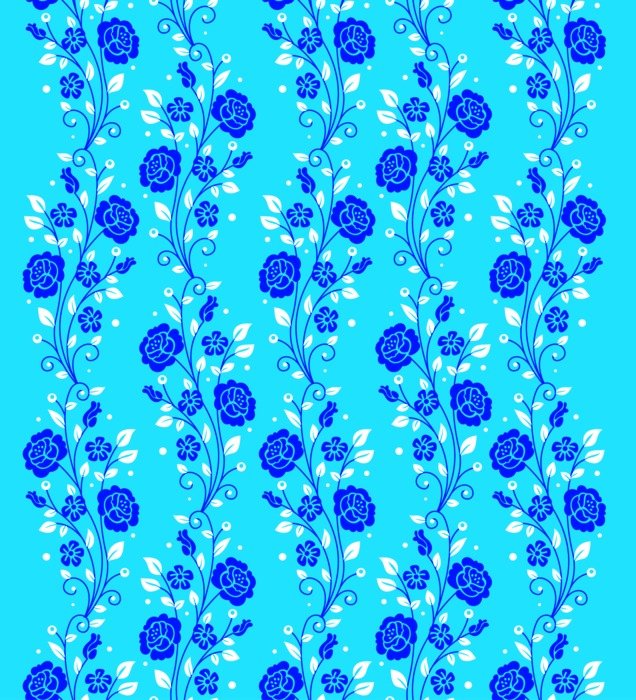 Floral Backgrounds Blue Flowers