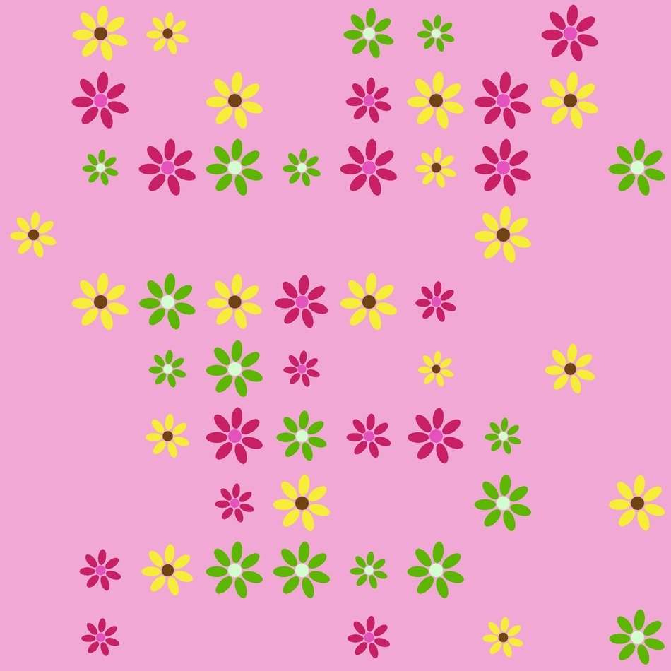pink wallpaper with flower pattern