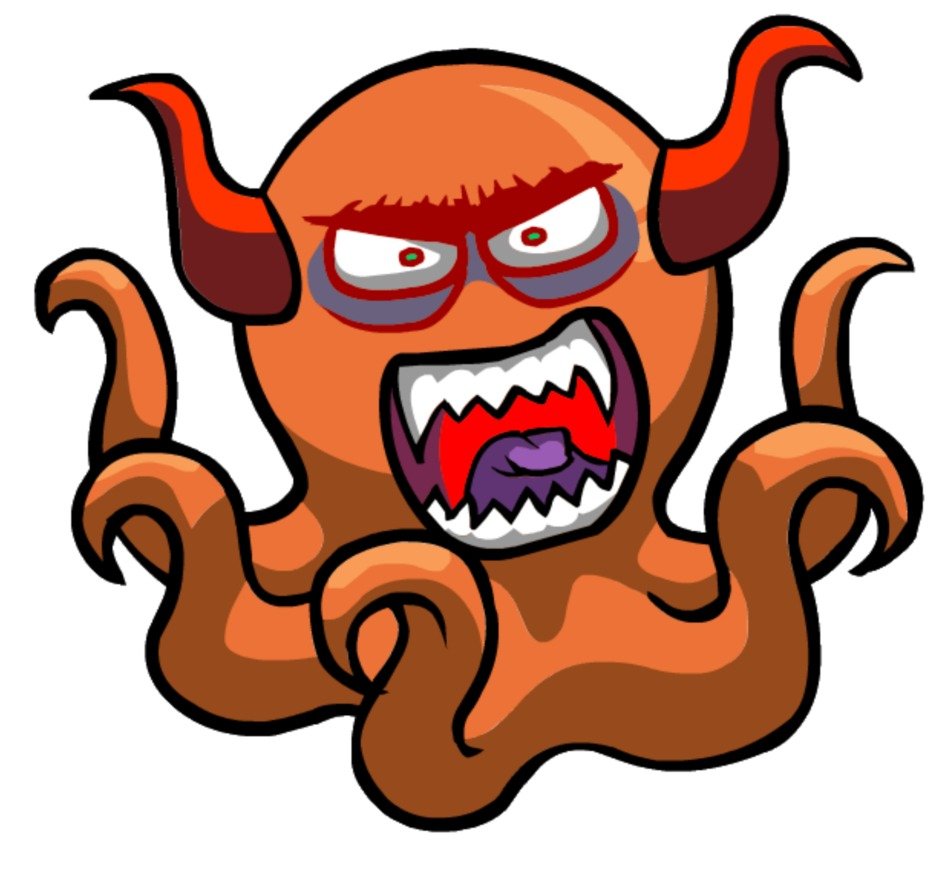 Transparent Background Monster
