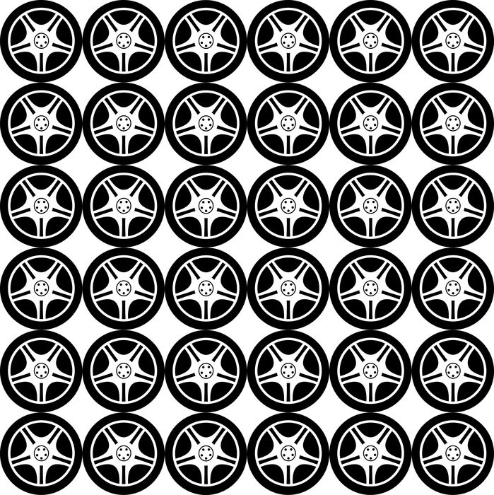Wheels Alloys Black White