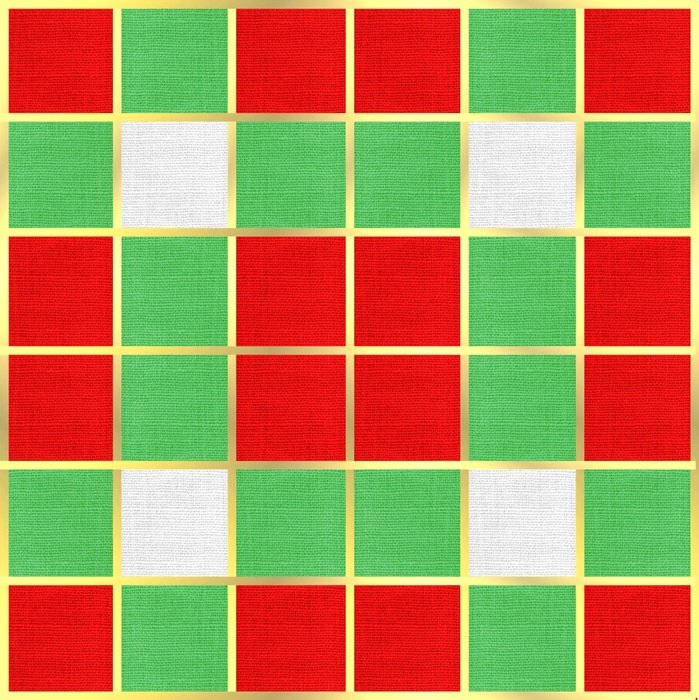 Christmas Fabric Textile Red