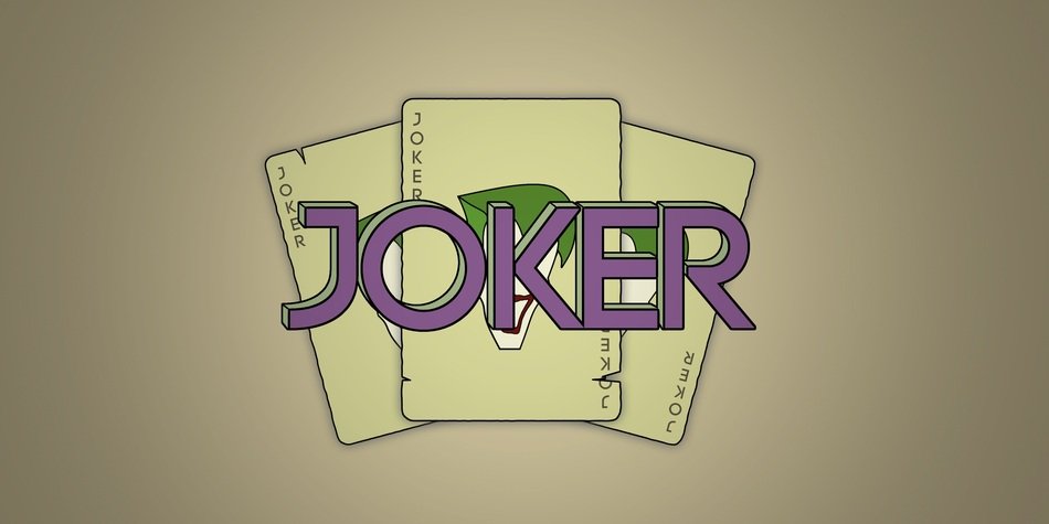 Joker Cards Wildcard Violet