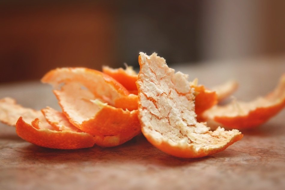 Orange Peel Macro Fruit Food