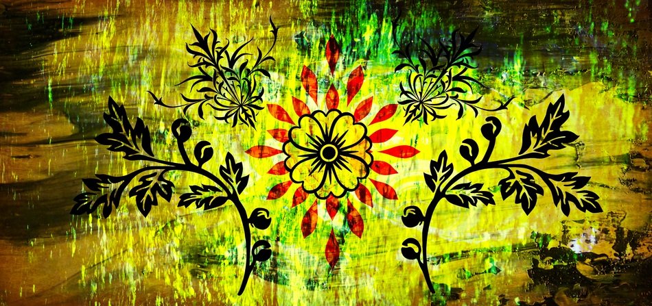 Vintage Bold Background Colorful