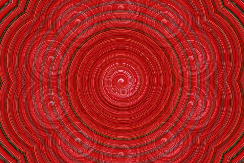 Illusion Red Swirls Game