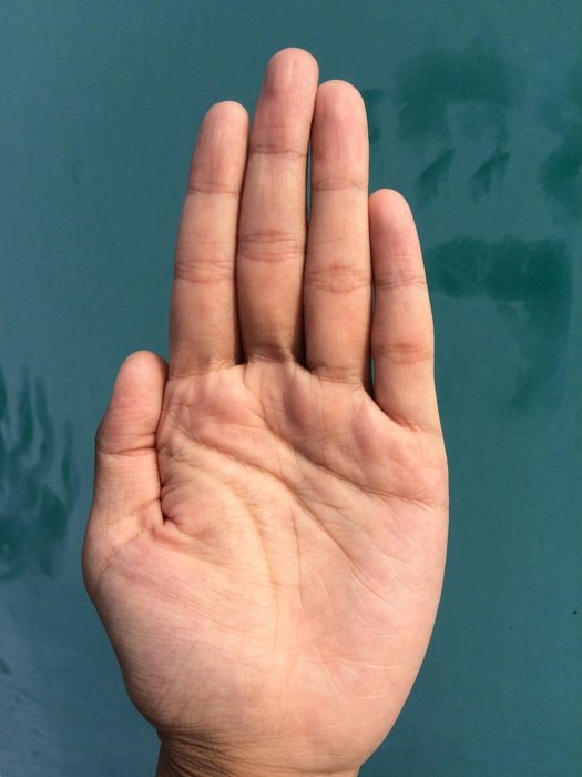 Palm Hand Finger Bleaching