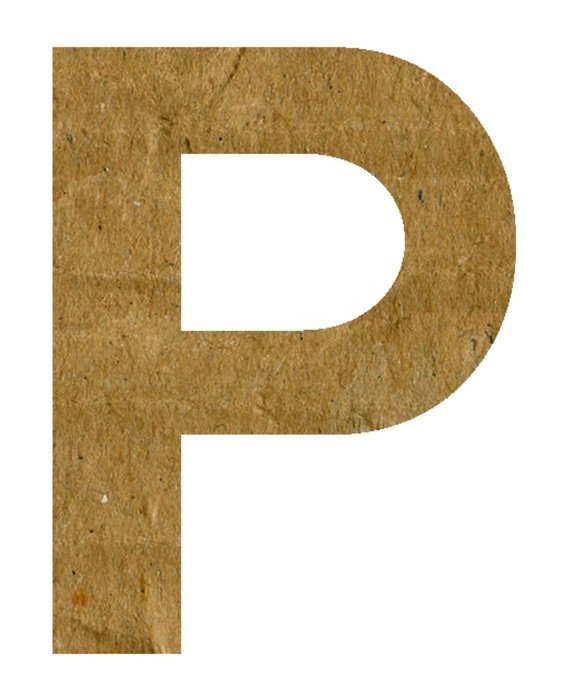 P Alphabet Letter Text