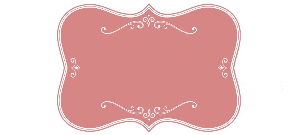 Frame Pink Vintage Decorative