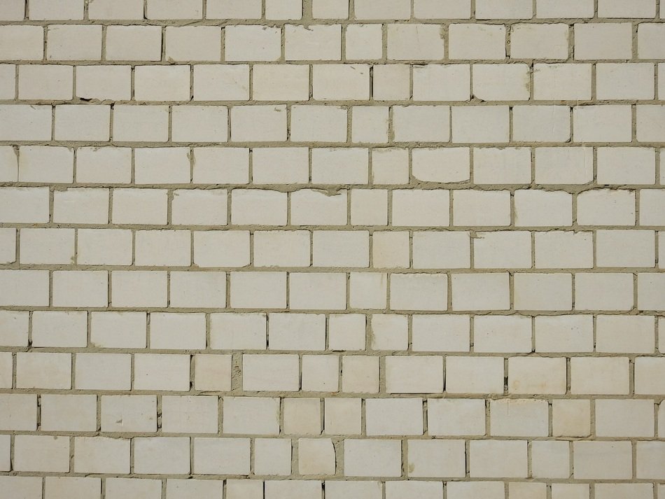 background with white brick wall