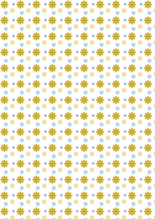 yellow dots on white background