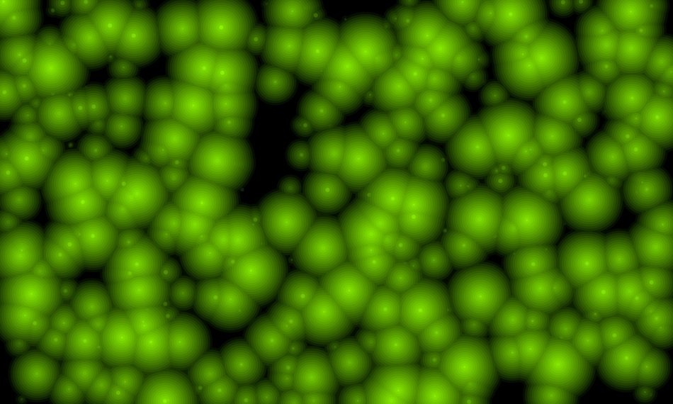 Blur Atoms Movement Molecular