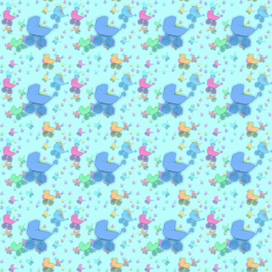background with stroller pattern