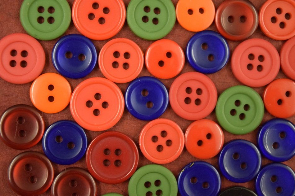 Button Pattern Colorful