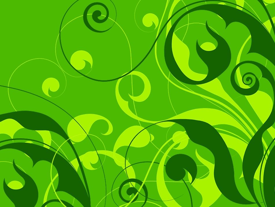 Background Floral Green Abstract