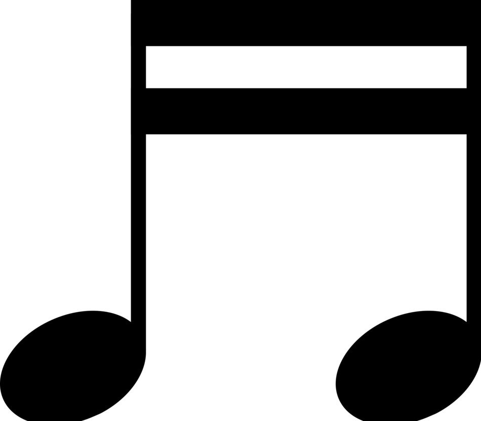 Music Note Png Two Sixteenths