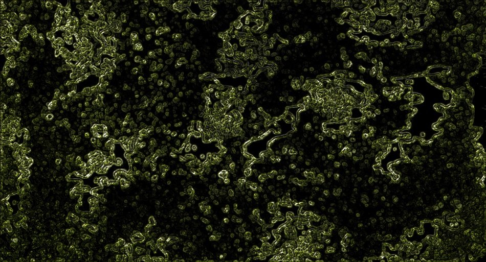 green texture on black background