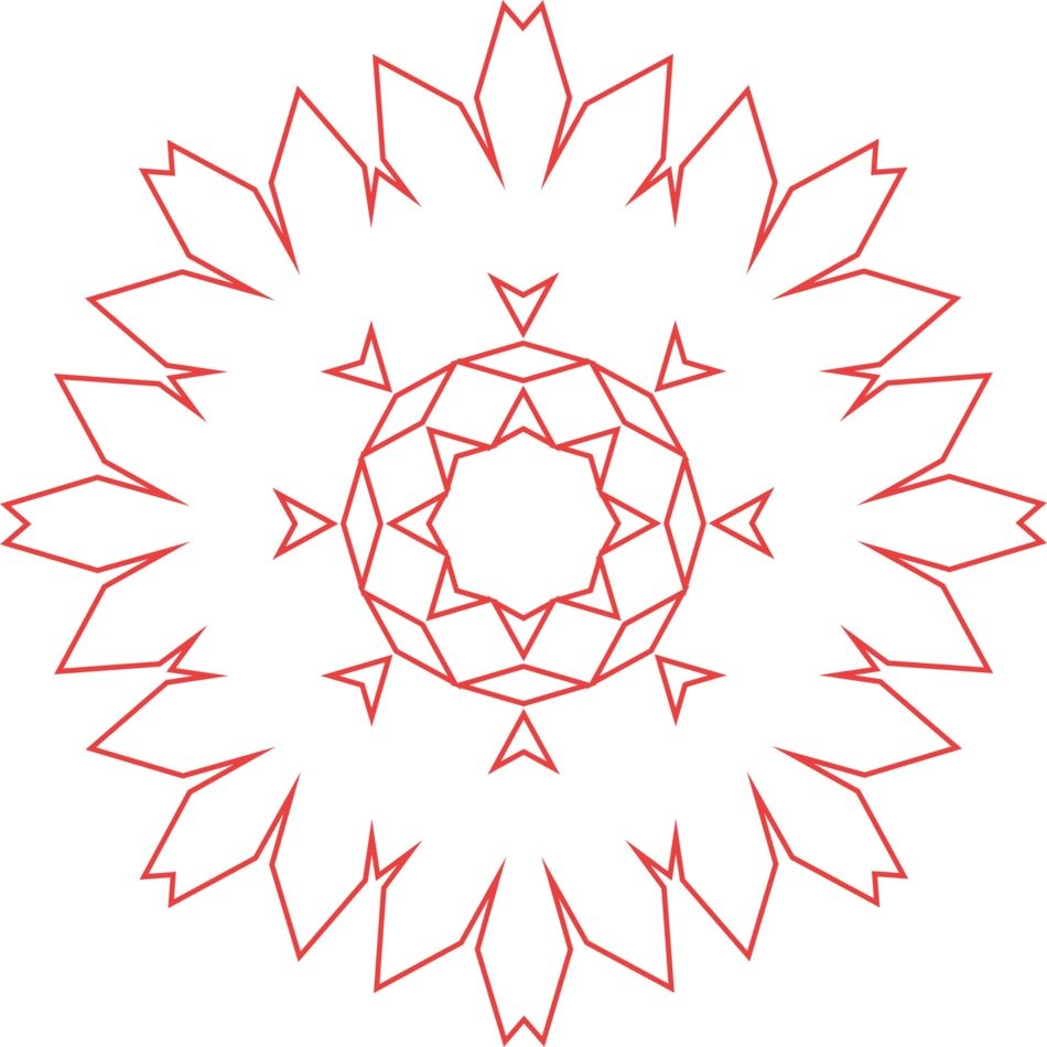 Drawing Floral Kaleidoscope