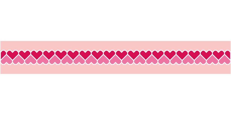 Heart Braid Frame Stripes Pixel