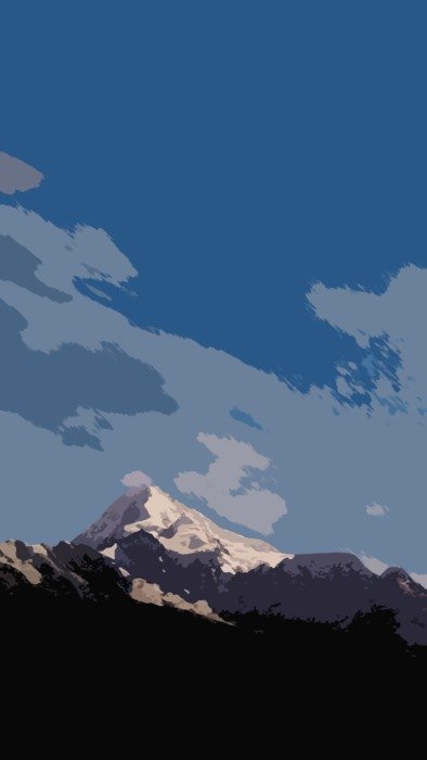 Flat Mountain Mobile Wallpapers