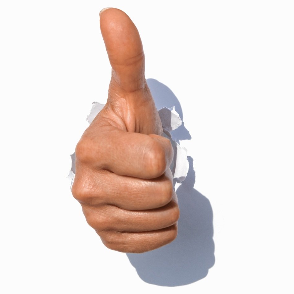 Hand Yes Ok Isolated Background