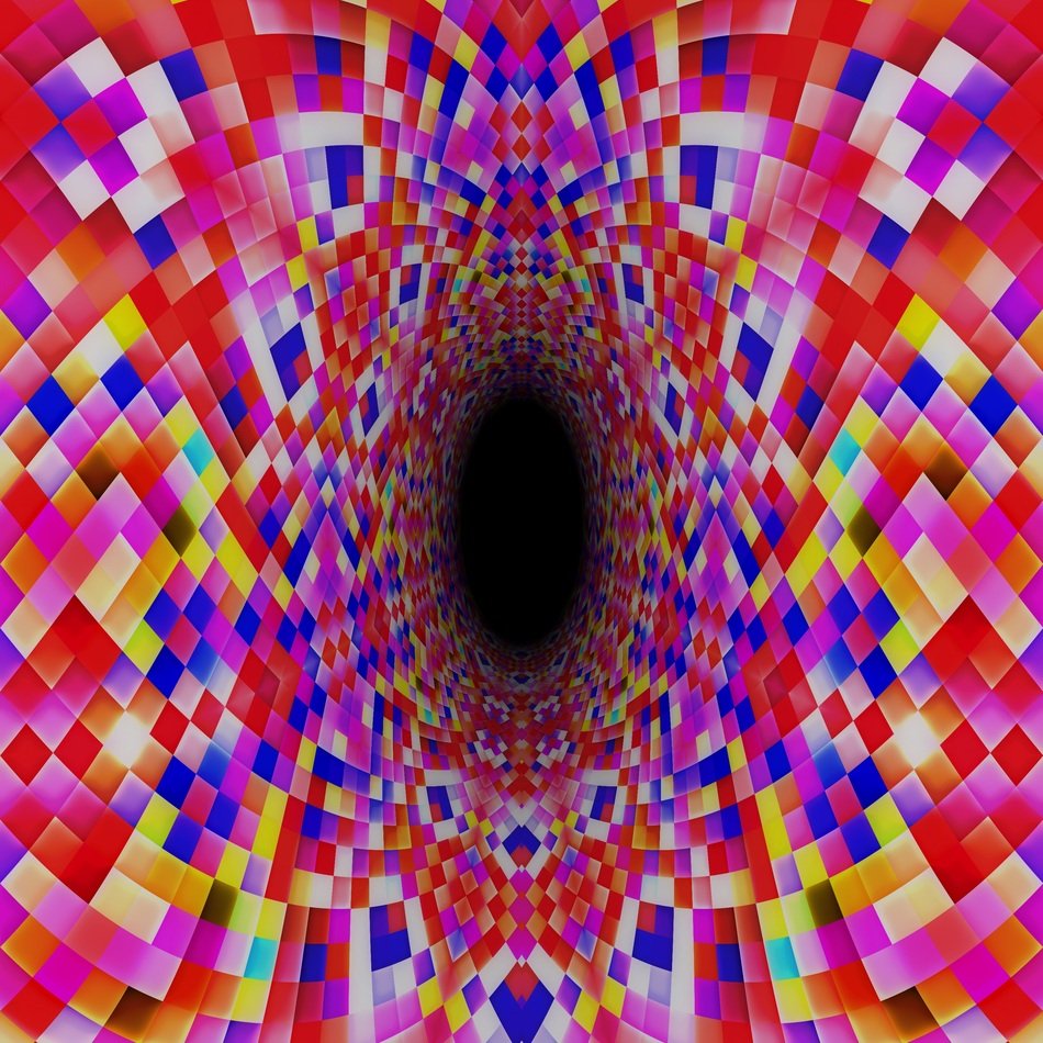 tunnel in the form of beautiful figures