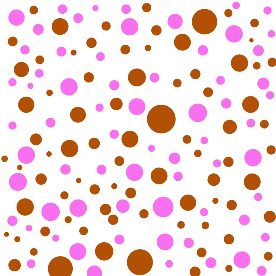 Patterns Brown Pink Polka Dots