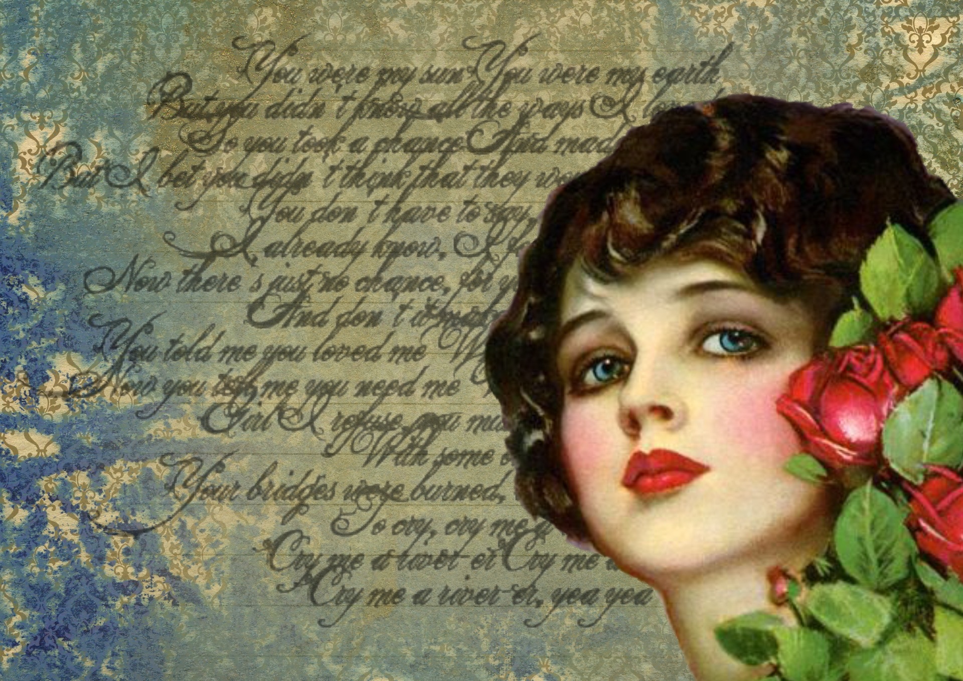 Август 20 года. Знаменская о. "Винтаж". Lady of Rose 1930