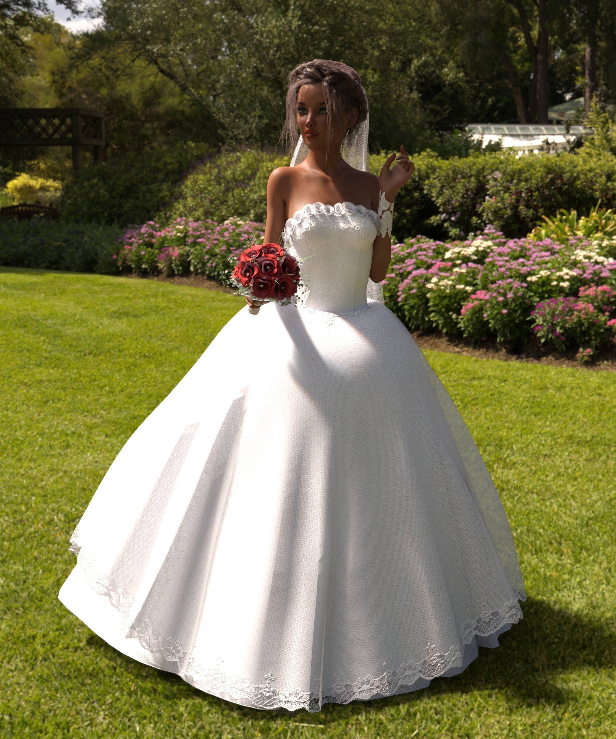 Свадебное платье стойка