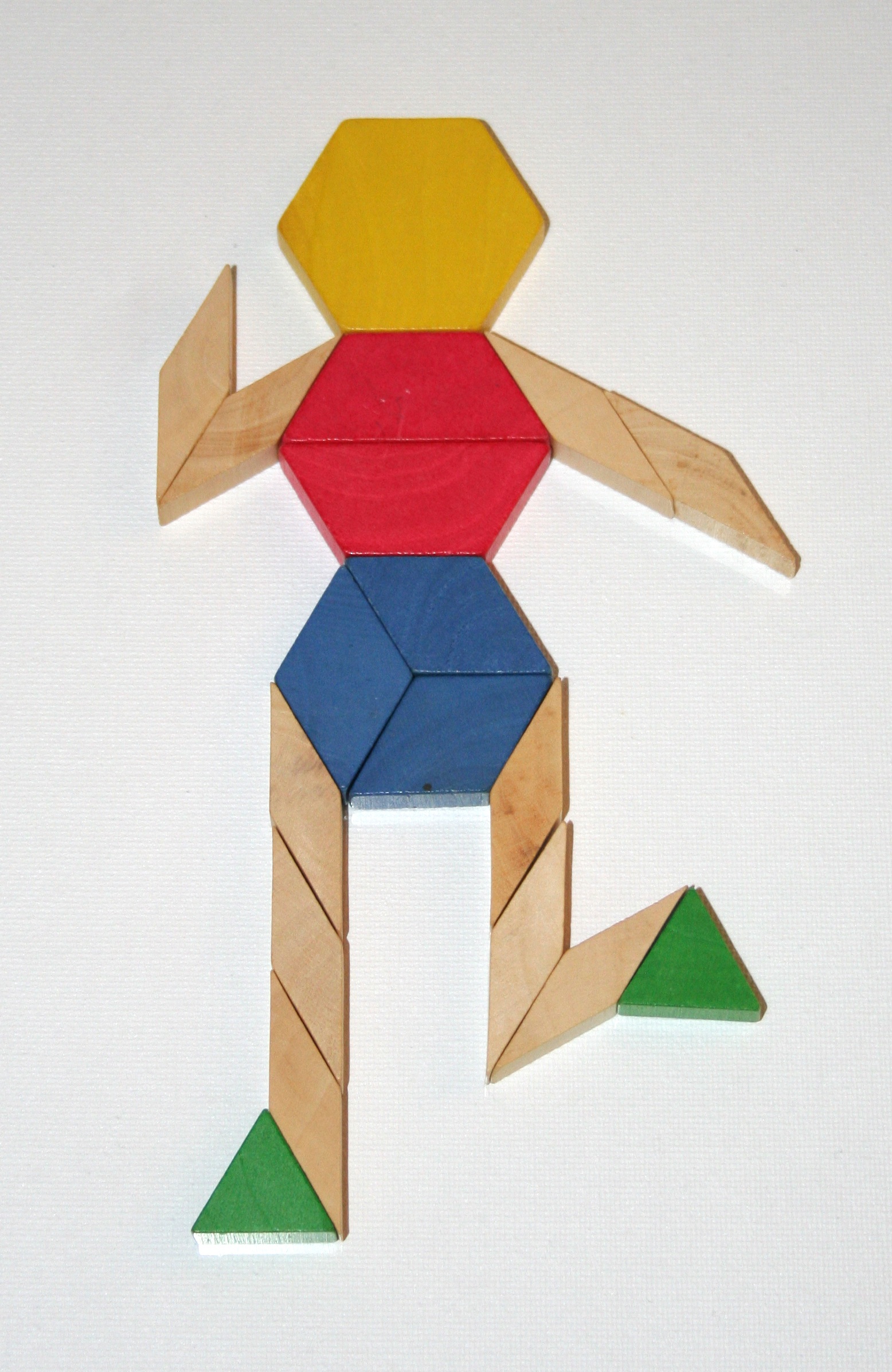 Blocks Woman running drawing free image download