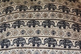 Elephant Cloth Blanket Fabric