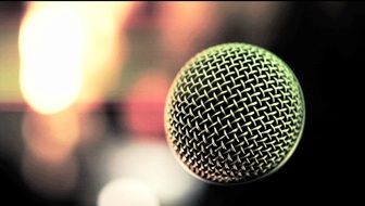 Microphone Blur Background Sound