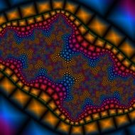 background with abstract artwork
