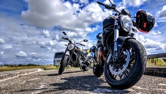 Motor Clouds Background Ducati